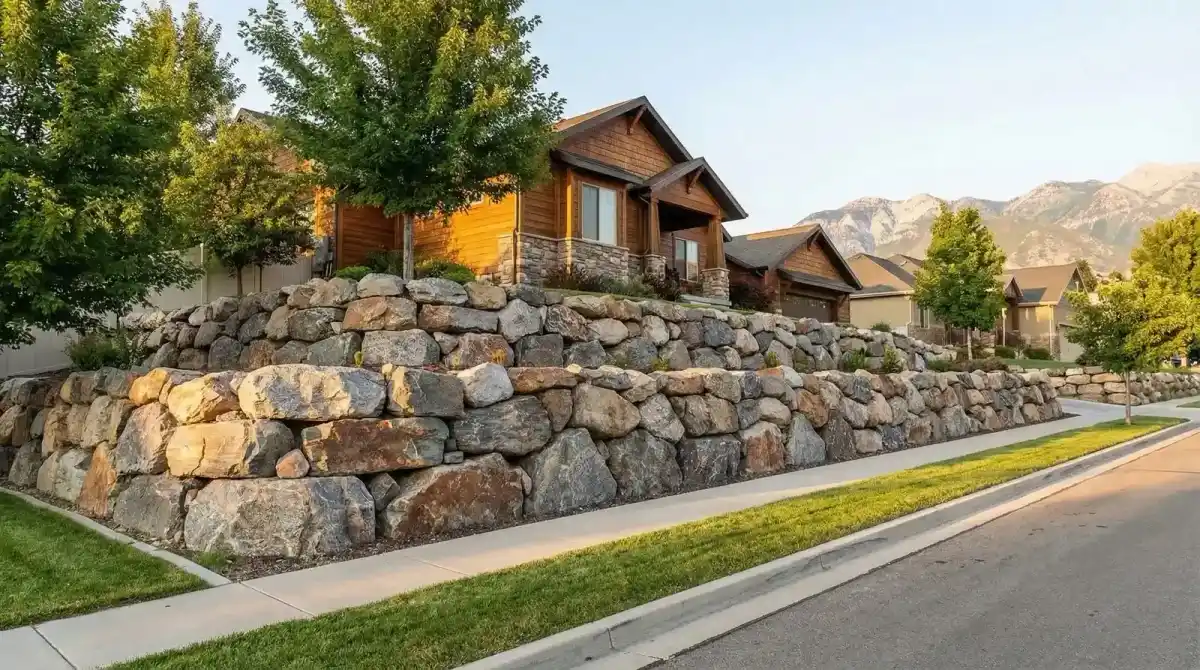 Rock & Boulder Retaining Walls